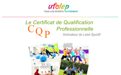 Certificat de Qualification Professionnelle Animateur de Loisir Sportif – novembre 2018
