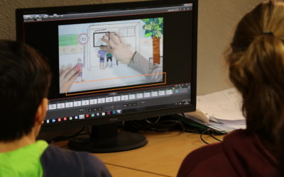 Tournage de courts métrages d’animation sur les préjugés sexistes au collège Dunois