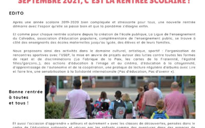 La Gazette de la fédération du Calvados N°4 • SEPTEMBRE 2021