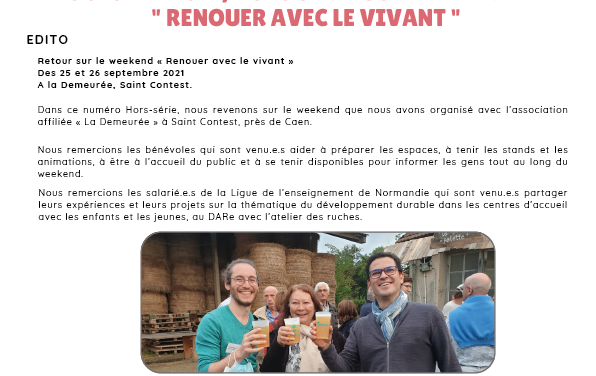 La Gazette de la fédération du Calvados N°5 • OCTOBRE 2021