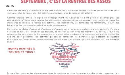 La Gazette de la fédération du Calvados N°12 • SEPTEMBRE 2022
