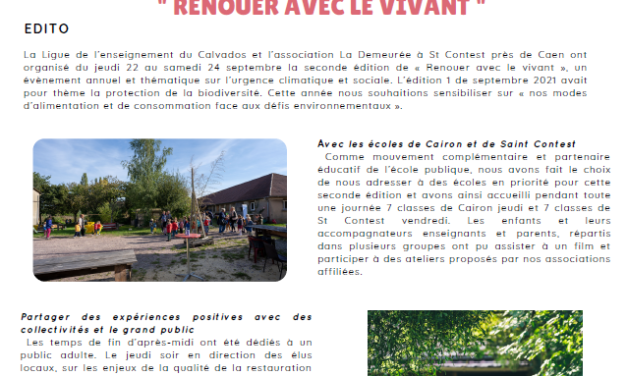 La Gazette de la fédération du Calvados N°13 • OCTOBRE 2022