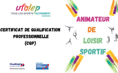 Certificat de Qualification Professionnelle Animateur de Loisir Sportif – CQP ALS 2023/2024