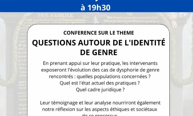 Conférence : Questions autour de l’identité de genre