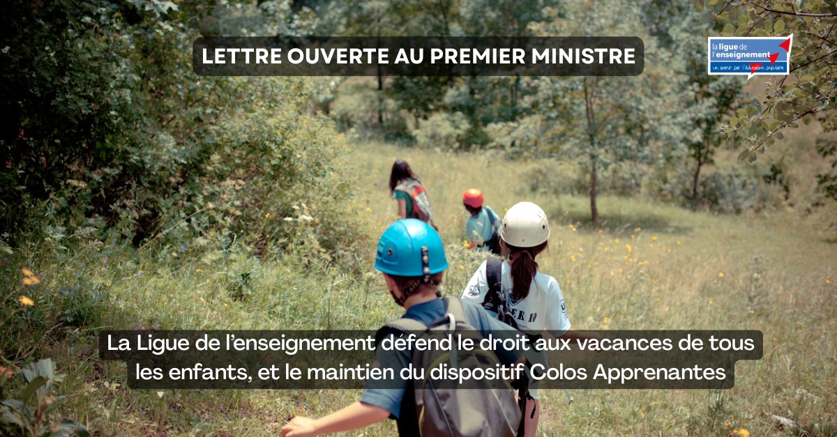 Lettre ouverte – droit aux vacances