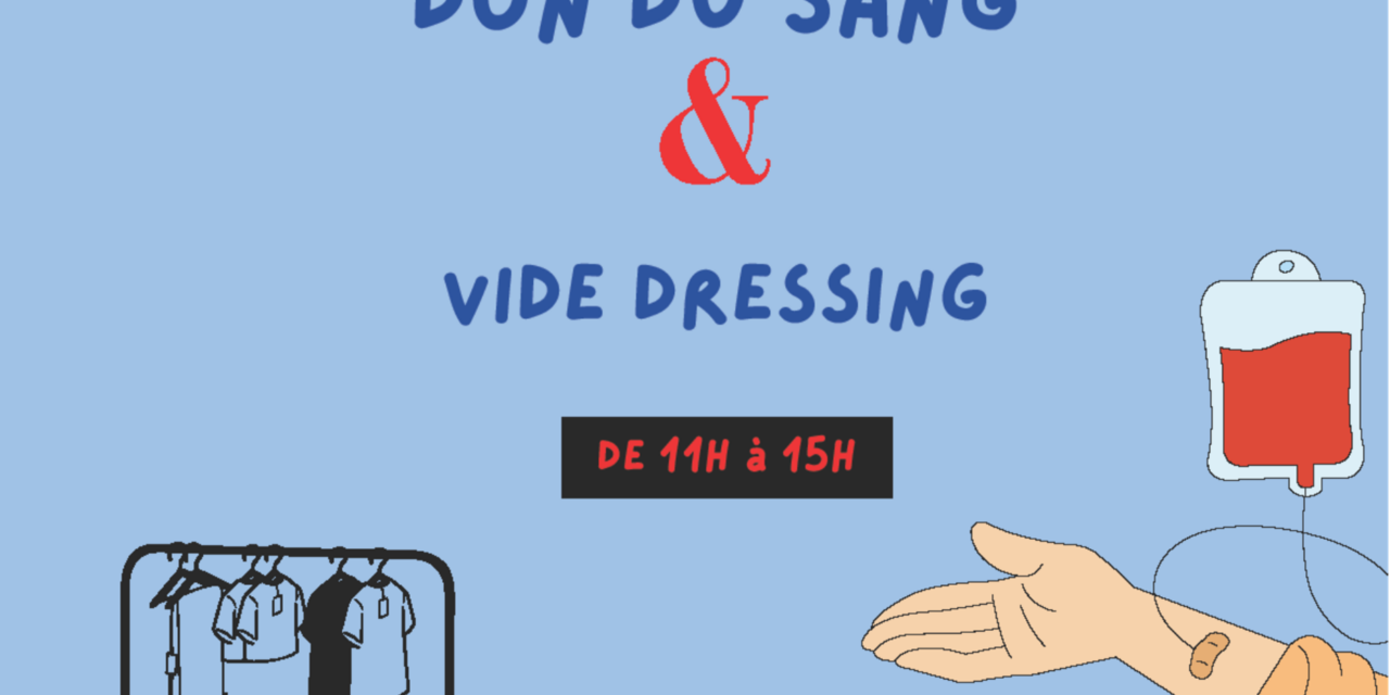 Journée SoliDARE : Don du sang et vide-dressing