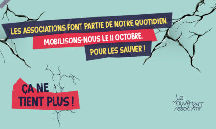 Associations, mobilisation générale le 11 octobre