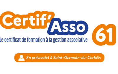 CERTIF’ASSO 61 – Certificat de Formation à la Gestion Associative – Hiver 2026
