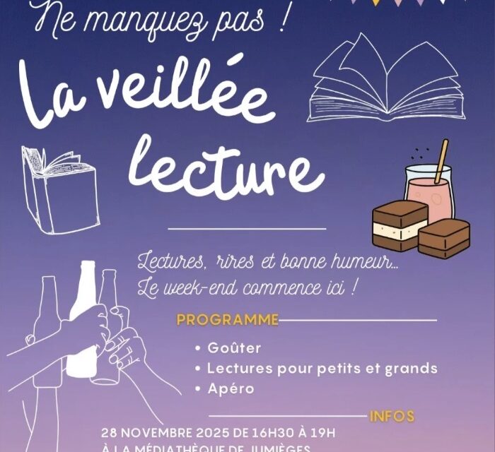 Veillée lecture intergénérationnelle à Jumièges – 28 novembre 2025
