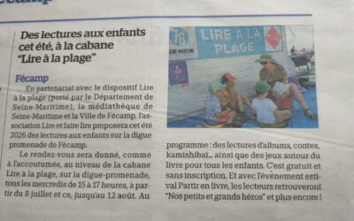 Lire à la plage : les lectures estivales reviennent à Fécamp – Eté 2026