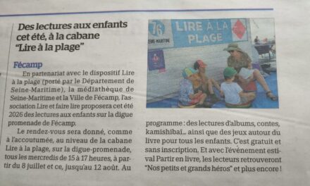 Lire à la plage : les lectures estivales reviennent à Fécamp – Eté 2026