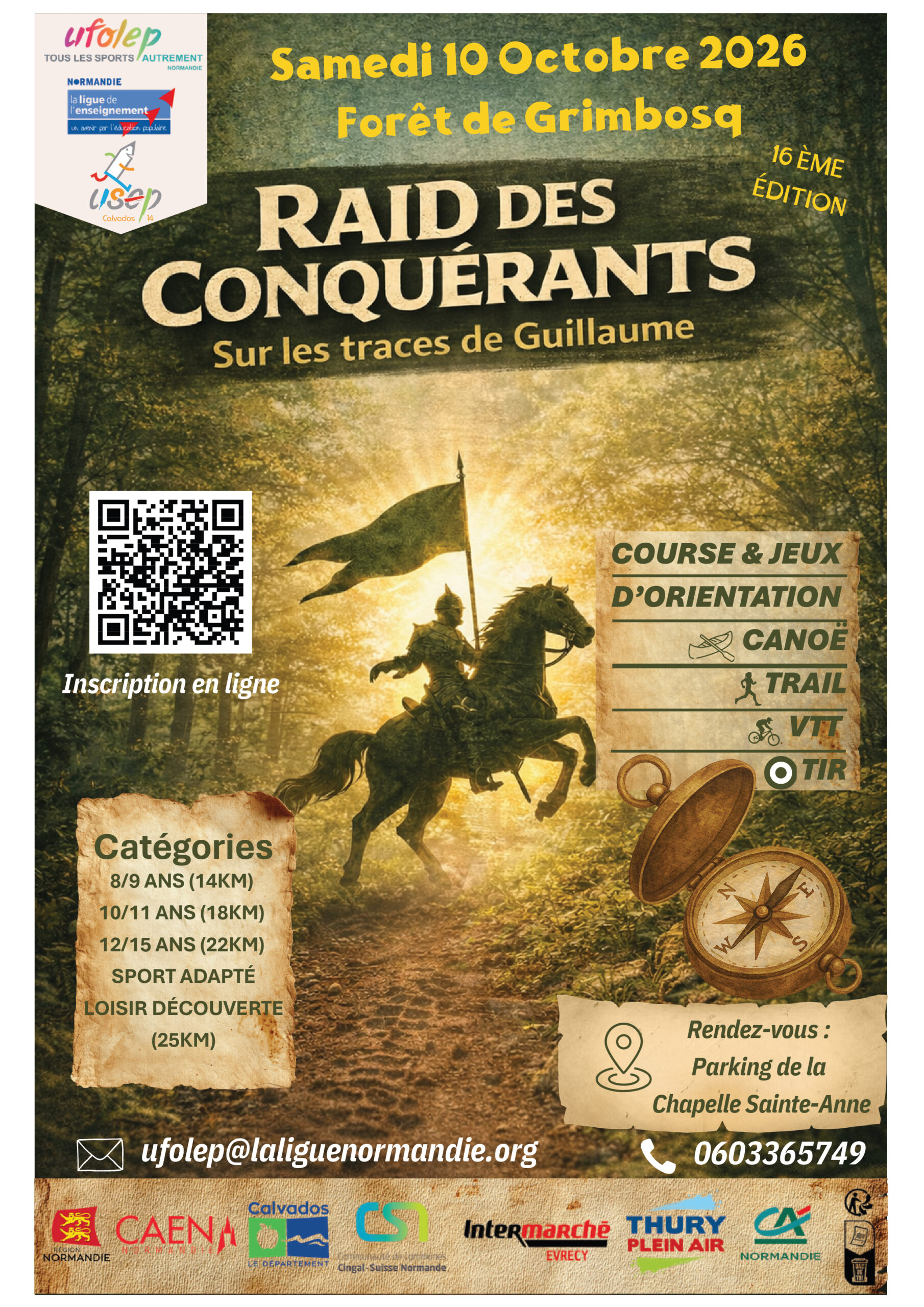 Raid des Conquérants – 16ème édition – Raid Multisport