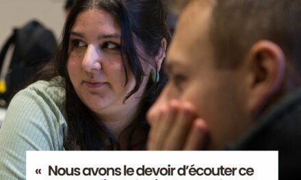 Entendre les revendications des lycéens et porter une réelle ambition éducative