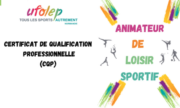 Formations Certificat de Qualification Professionnelle Animateur de Loisir Sportif – CQP ALS 2027